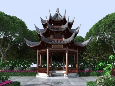 防腐木凉亭，古建凉亭，户外休闲亭子，产品规格多样，可来图定制图5