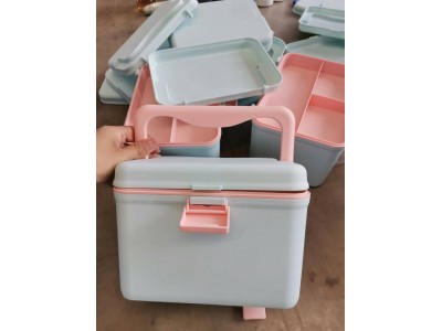 山东厂家塑料小药箱便携式家用小药箱收纳箱整理箱